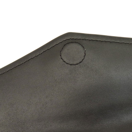 MICHAEL KORS Tote Bag leather black logo Women Used Authentic