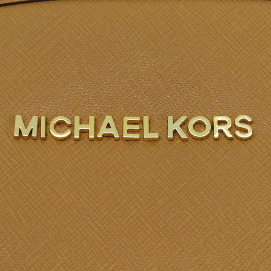 MICHAEL KORS Tote Bag PVC Brown logo Women Used Authentic