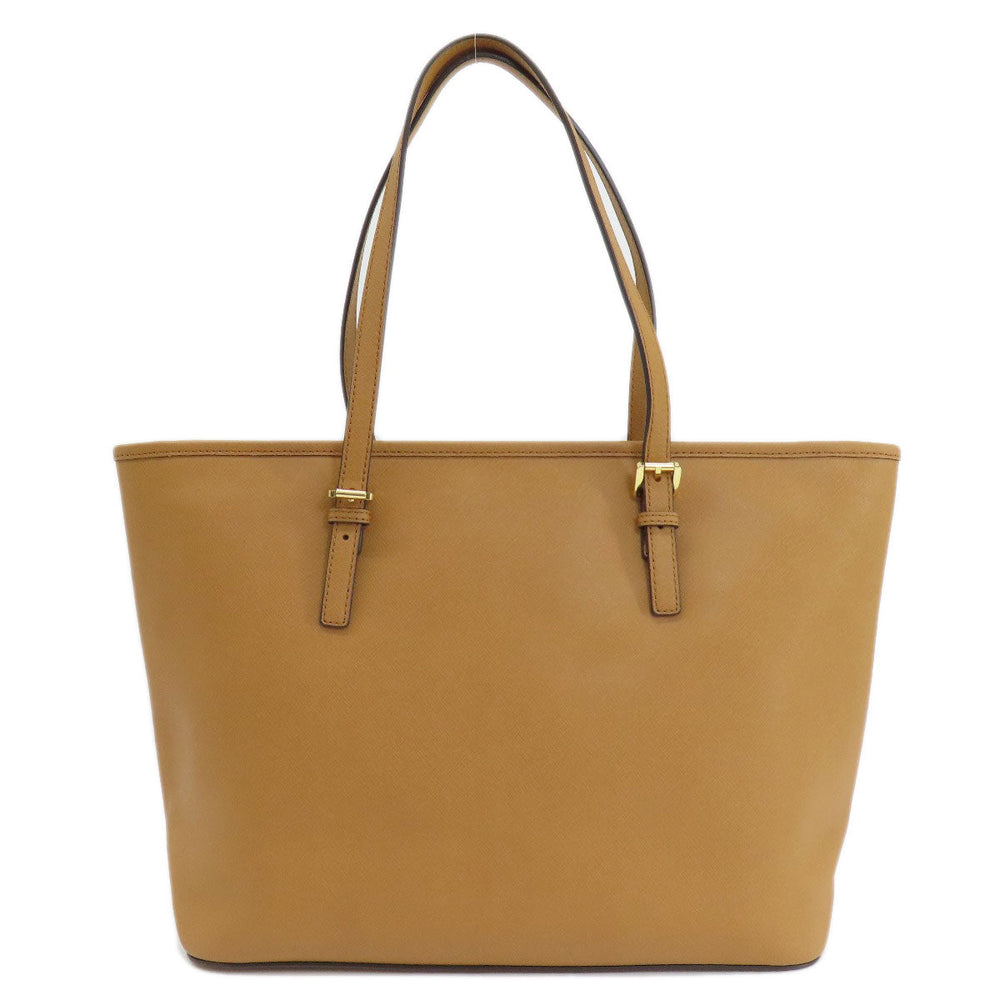 MICHAEL KORS Tote Bag PVC Brown logo Women Used Authentic