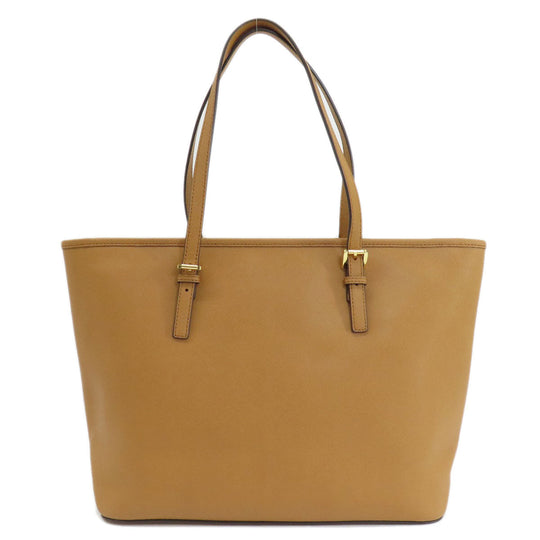 MICHAEL KORS Tote Bag PVC Brown logo Women Used Authentic