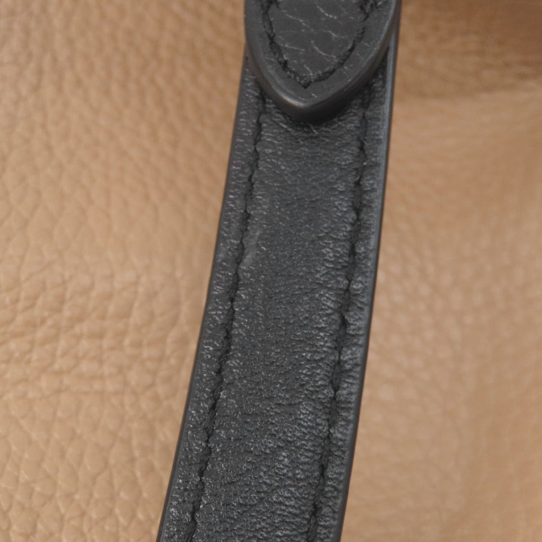 COACH Tote Bag CA165 leather beige Hose and carriage Women Used Authentic