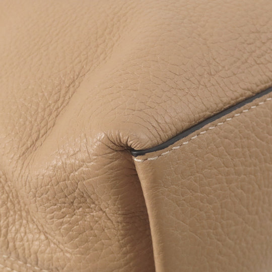 COACH Tote Bag CA165 leather beige Hose and carriage Women Used Authentic