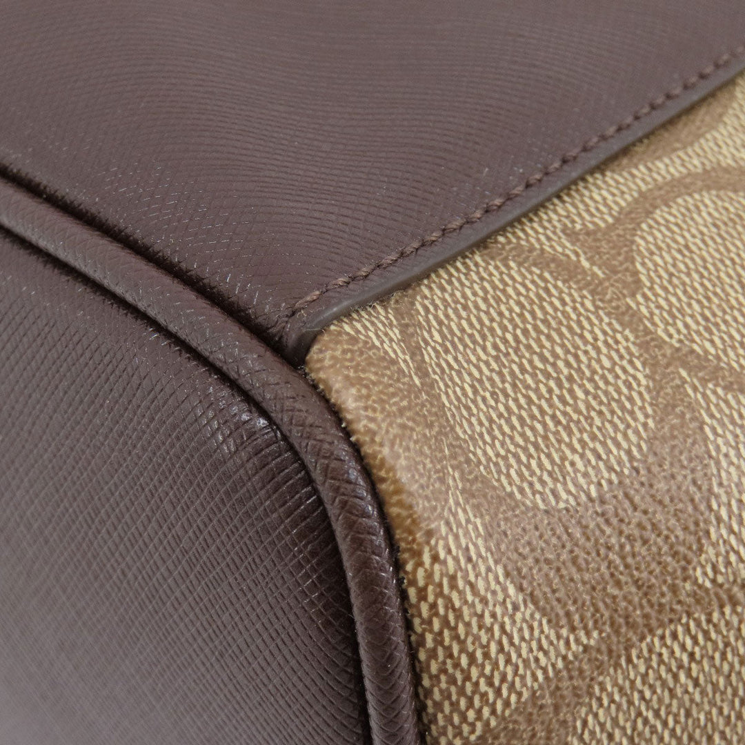 COACH Tote Bag F30301 PVC Brown Signature
