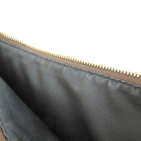 COACH Shoulder Bag F39527 PVC Dark brown Signature 2WAY