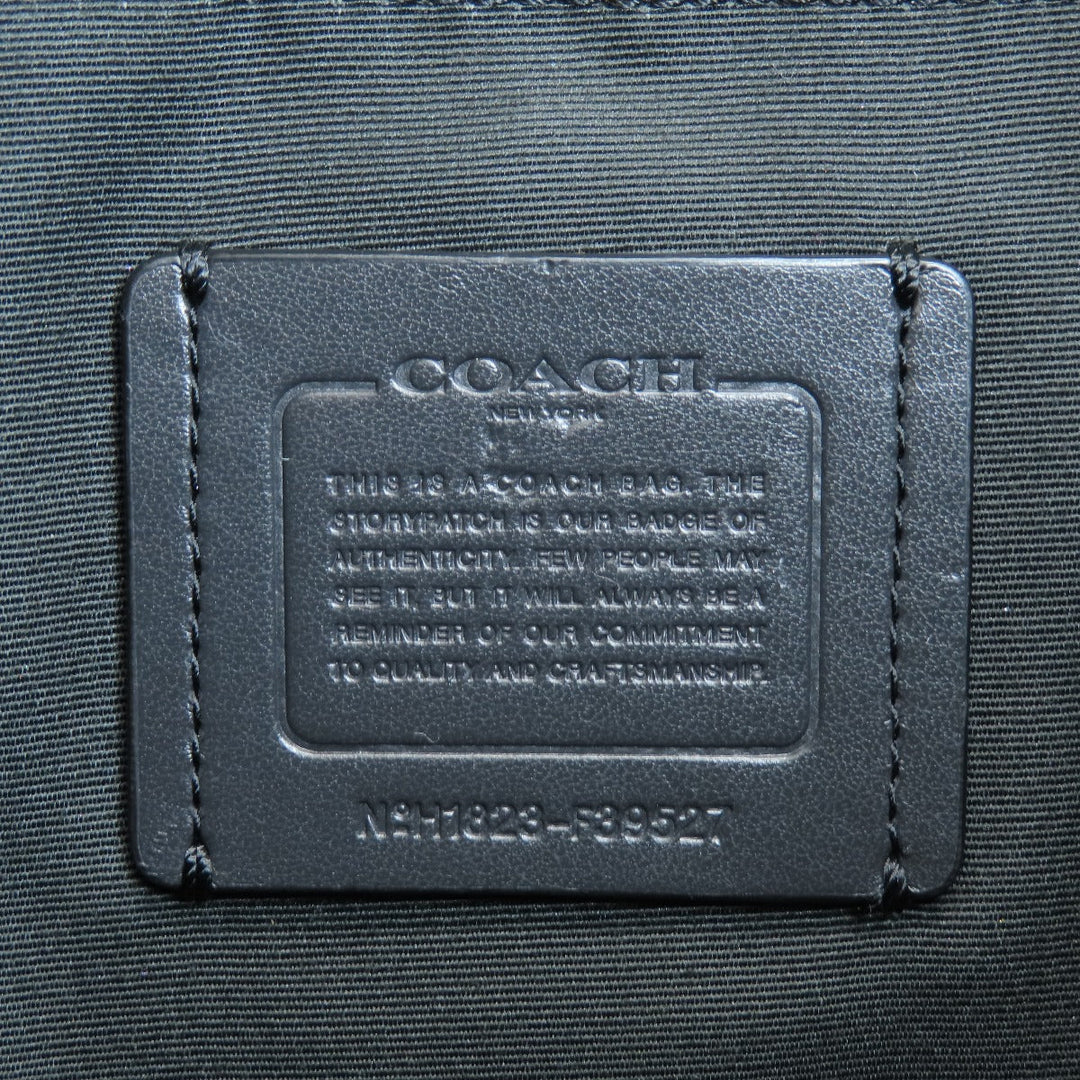 COACH Shoulder Bag F39527 PVC Dark brown Signature 2WAY