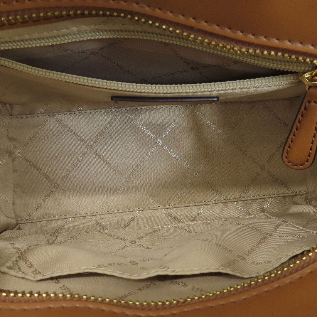 MICHAEL KORS Handbag PVC white MK Signature 2WAY