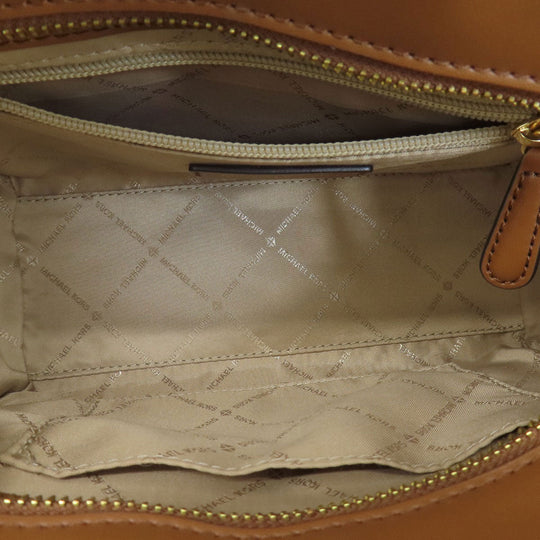 MICHAEL KORS Handbag PVC white MK Signature 2WAY