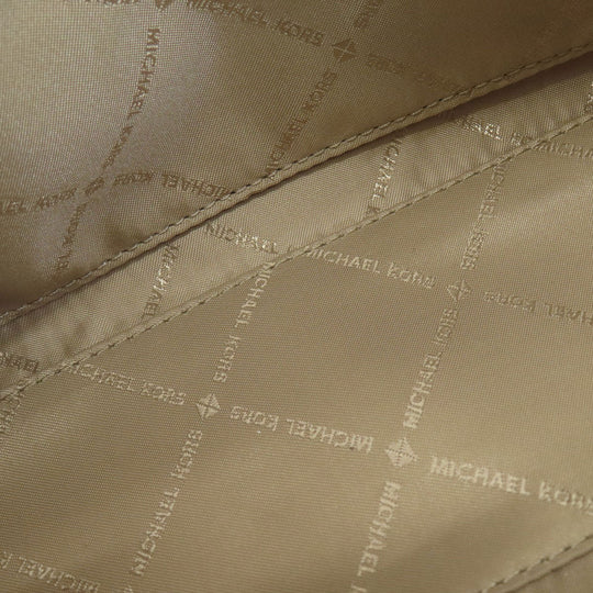 MICHAEL KORS Handbag PVC white MK Signature 2WAY