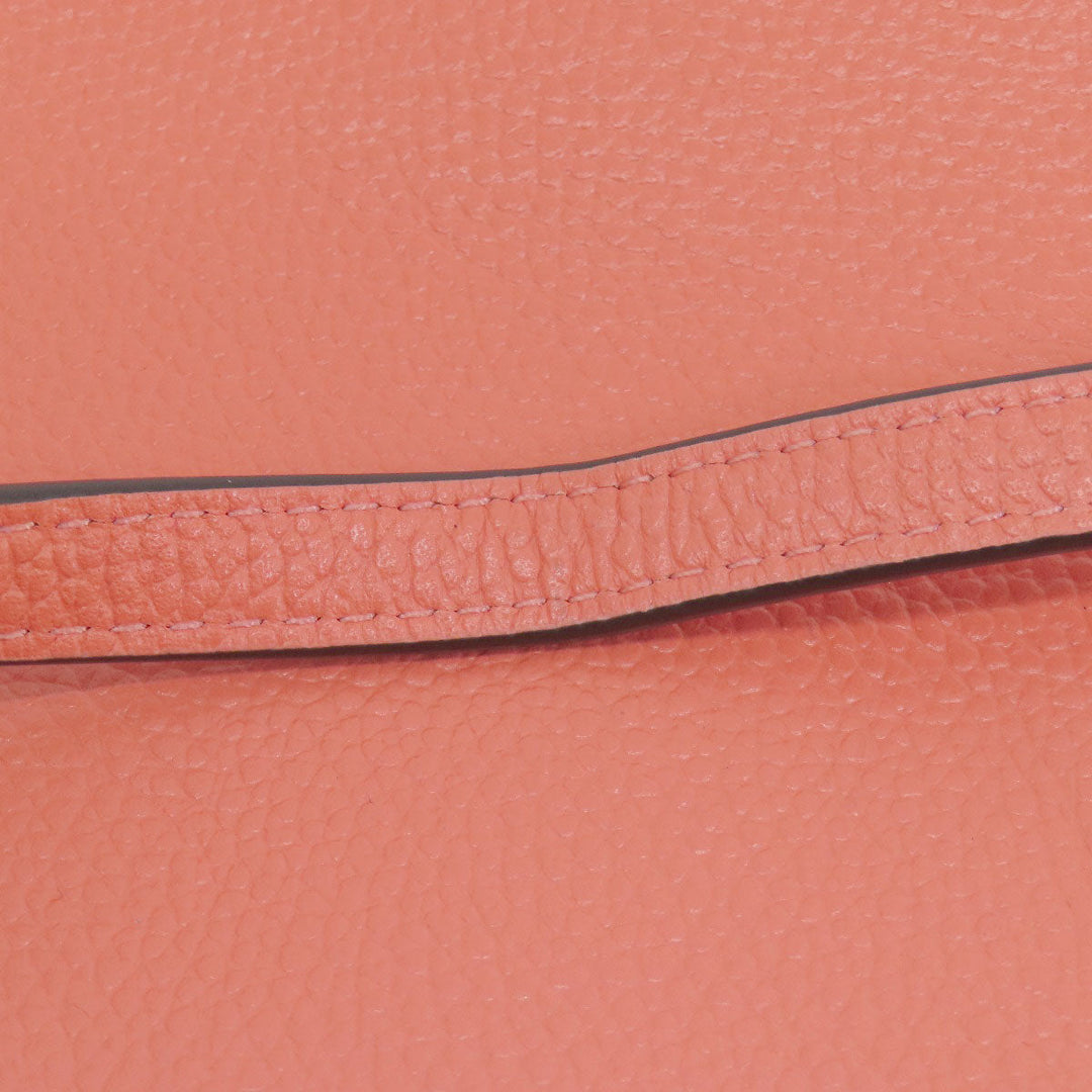 MICHAEL KORS Shoulder Bag leather pink logo Women Used Authentic