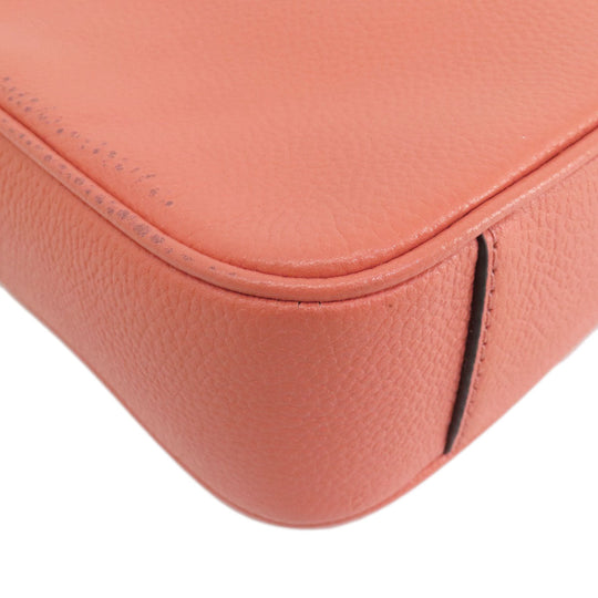 MICHAEL KORS Shoulder Bag leather pink logo Women Used Authentic