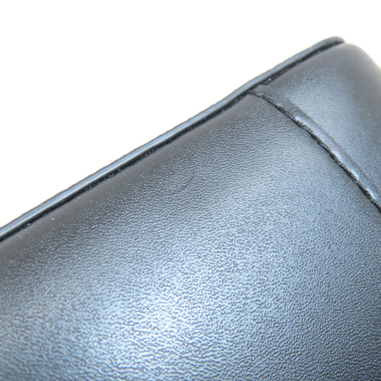 MICHAEL KORS Shoulder Bag PVC black MK signature Women Used Authentic
