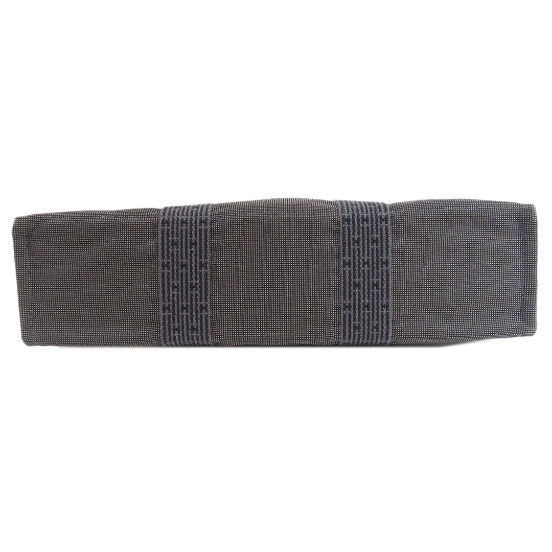 HERMES Tote Bag canvas gray