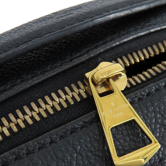 LOUIS VUITTON Shoulder Bag M44593 Ann Platt black Saintonge