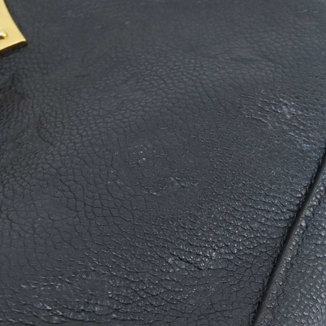 LOUIS VUITTON Shoulder Bag M44593 Ann Platt black Saintonge