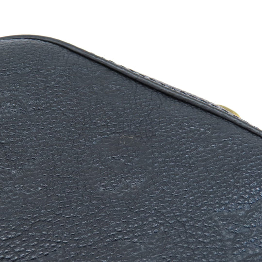 LOUIS VUITTON Shoulder Bag M44593 Ann Platt black Saintonge