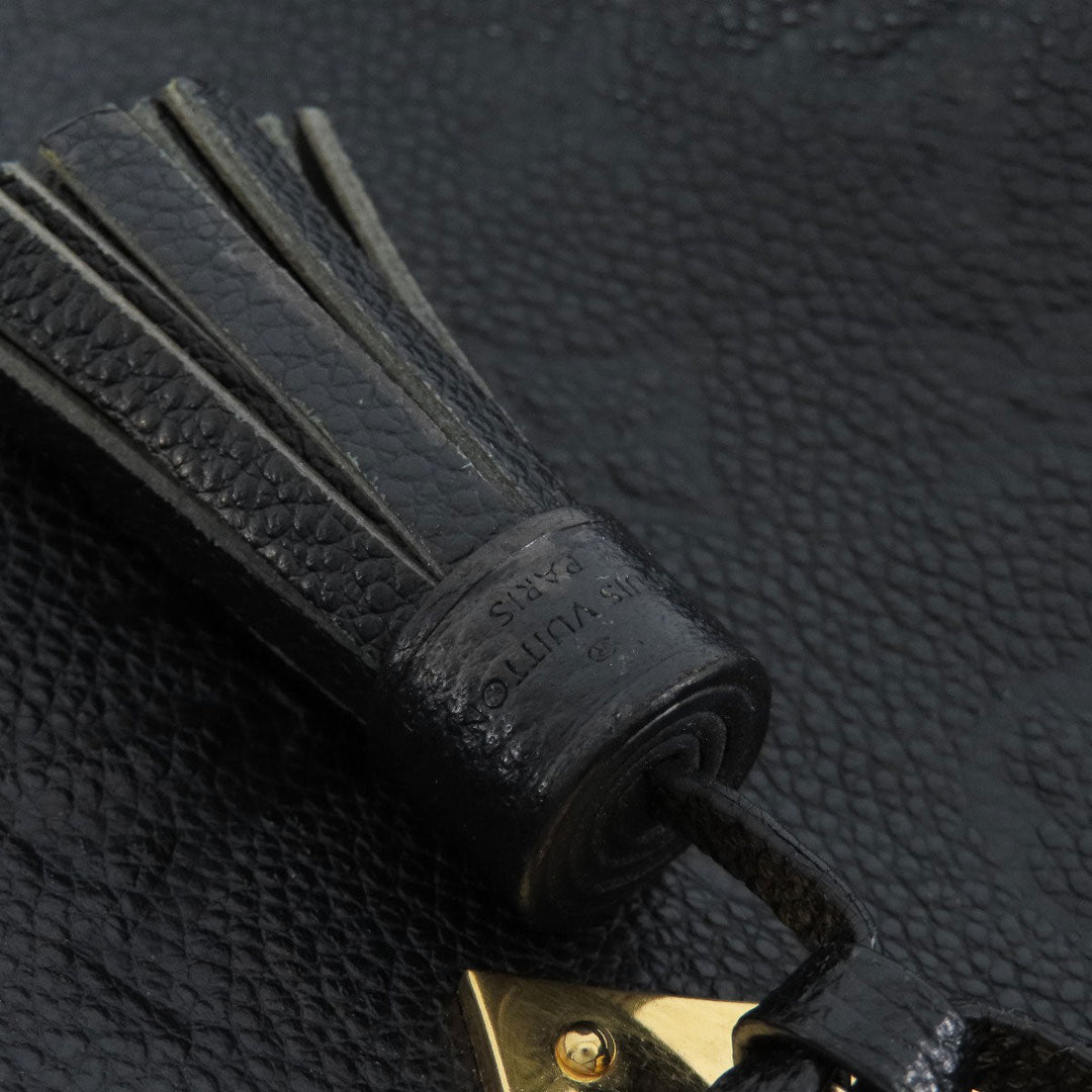 LOUIS VUITTON Shoulder Bag M44593 Ann Platt black Saintonge