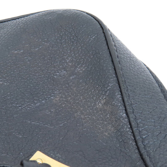 LOUIS VUITTON Shoulder Bag M44593 Ann Platt black Saintonge