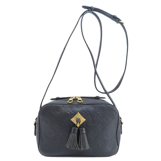 LOUIS VUITTON Shoulder Bag M44593 Ann Platt black Saintonge