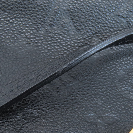 LOUIS VUITTON Shoulder Bag M44593 Ann Platt black Saintonge