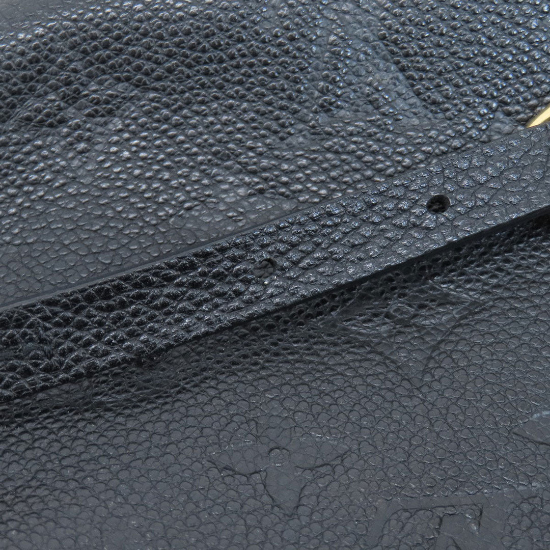 LOUIS VUITTON Shoulder Bag M44593 Ann Platt black Saintonge