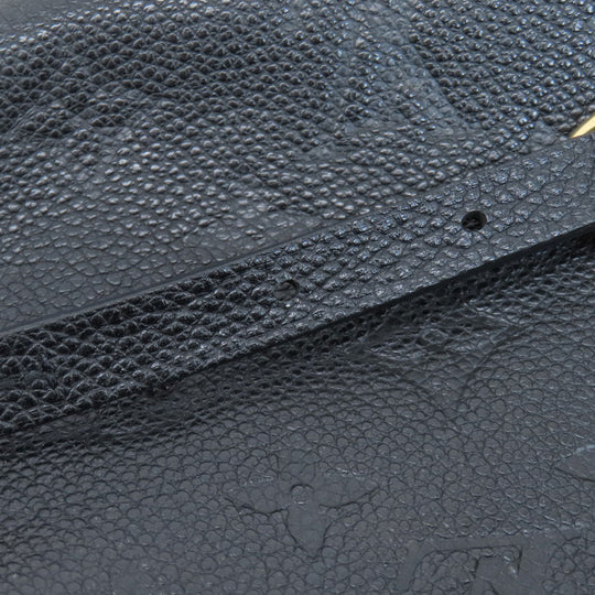 LOUIS VUITTON Shoulder Bag M44593 Ann Platt black Saintonge