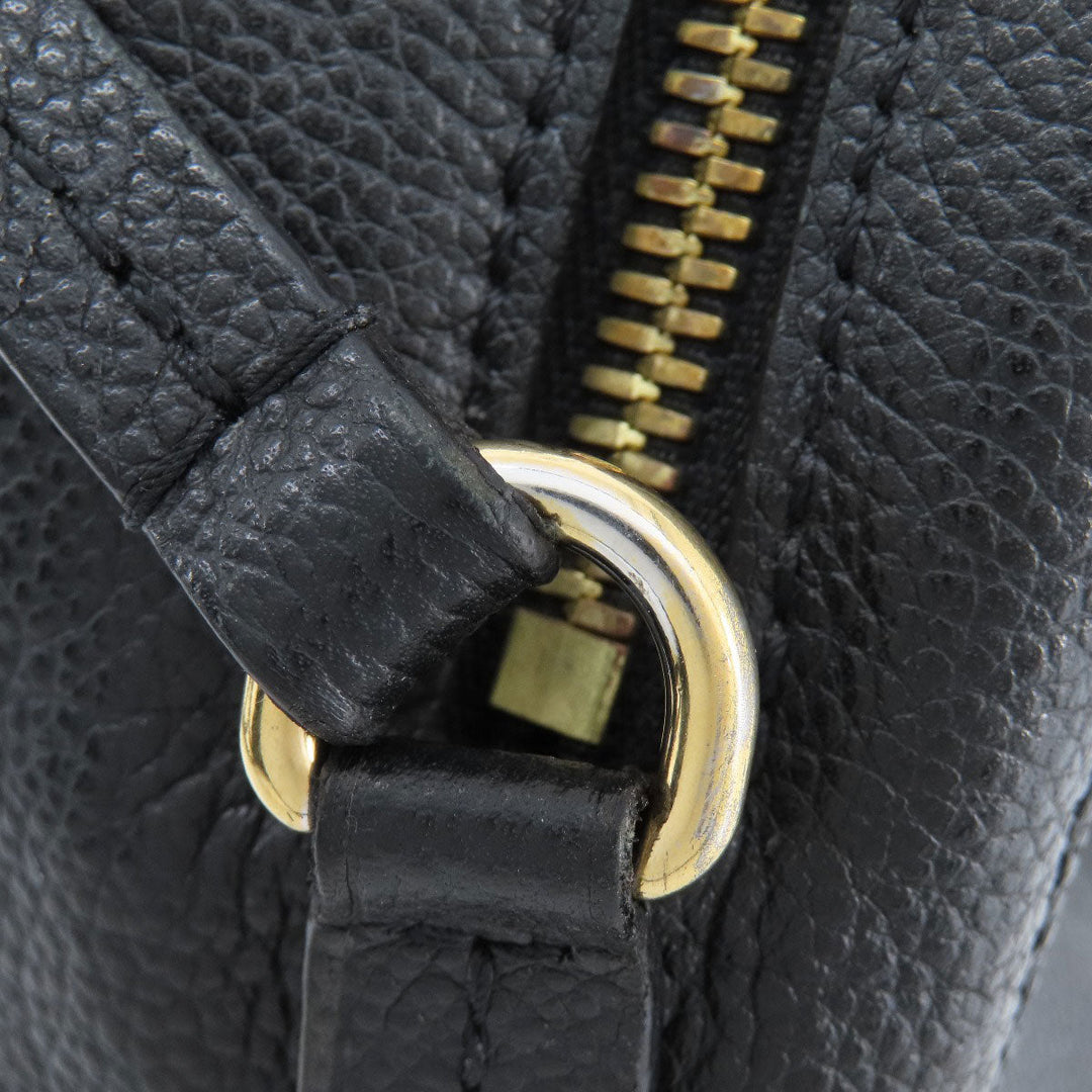 LOUIS VUITTON Shoulder Bag M44593 Ann Platt black Saintonge