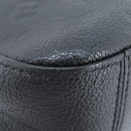 LOUIS VUITTON Shoulder Bag M44593 Ann Platt black Saintonge
