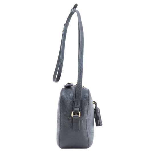 LOUIS VUITTON Shoulder Bag M44593 Ann Platt black Saintonge