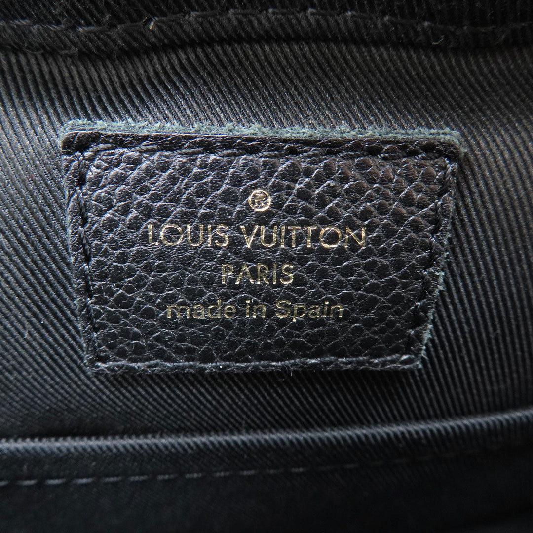 LOUIS VUITTON Shoulder Bag M44593 Ann Platt black Saintonge