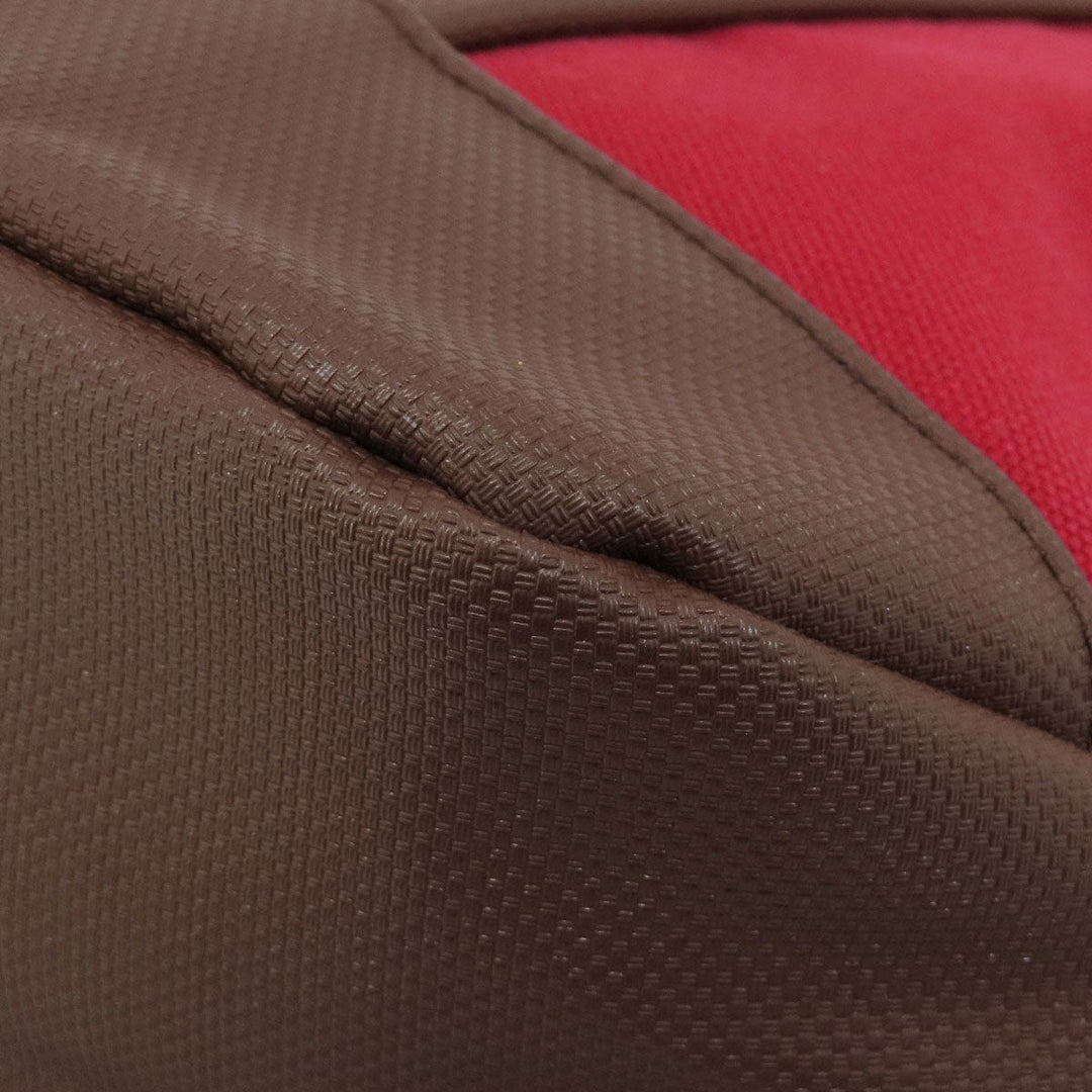 PORTER Tote Bag canvas Red logo Women Used Authentic