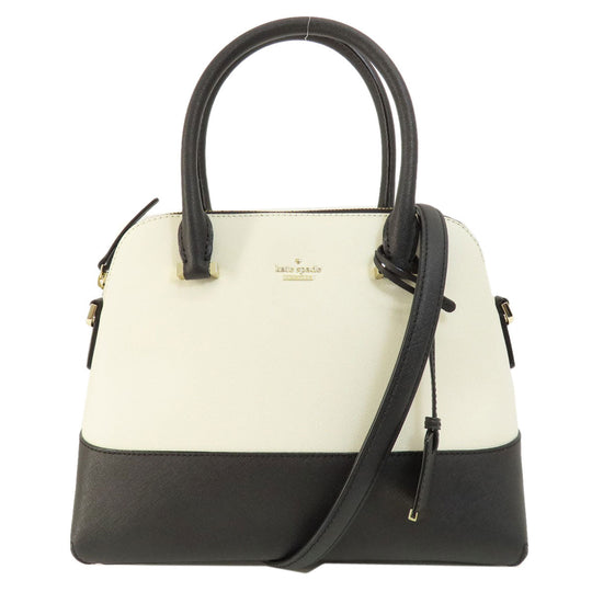 Kate Spade Handbag leather white 2WAY Women Used Authentic
