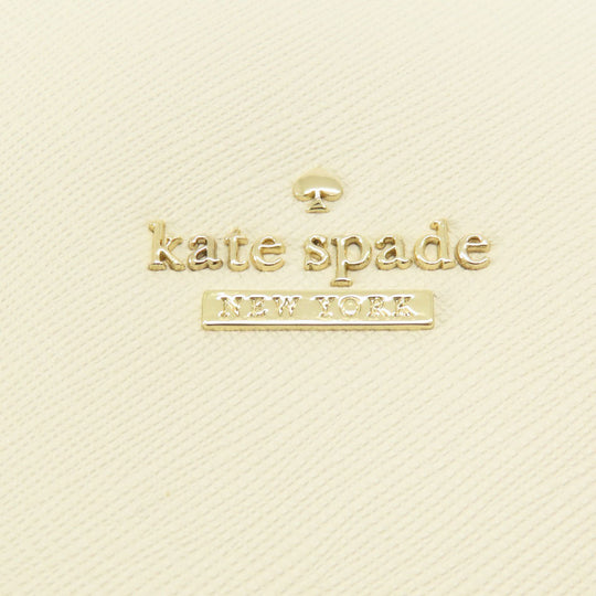 Kate Spade Handbag leather white 2WAY Women Used Authentic