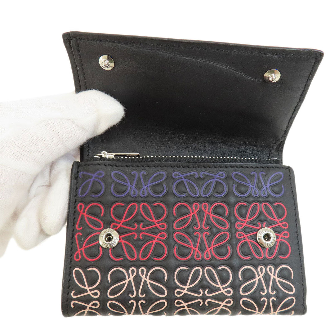 LOEWE Bifold Wallet Calfskin multicolor anagram