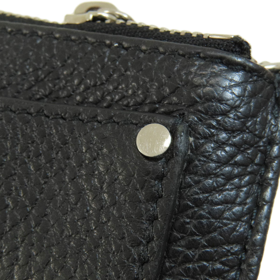 JIMMY CHOO Coin case leather black Star motif
