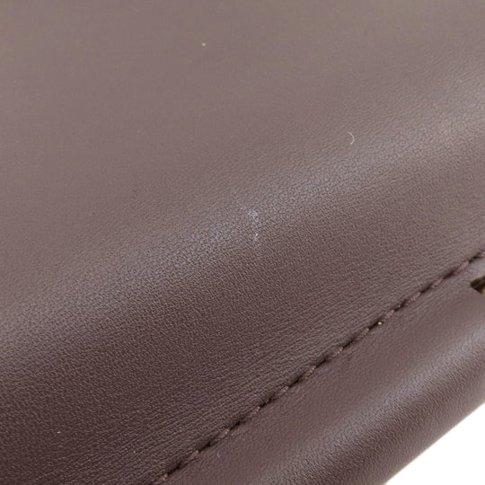 COACH Shoulder Bag 38388 leather Brown 2WAY Women Used Authentic