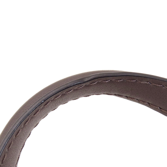 COACH Shoulder Bag 38388 leather Brown 2WAY Women Used Authentic