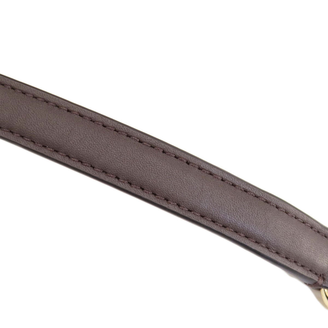 COACH Shoulder Bag 38388 leather Brown 2WAY Women Used Authentic