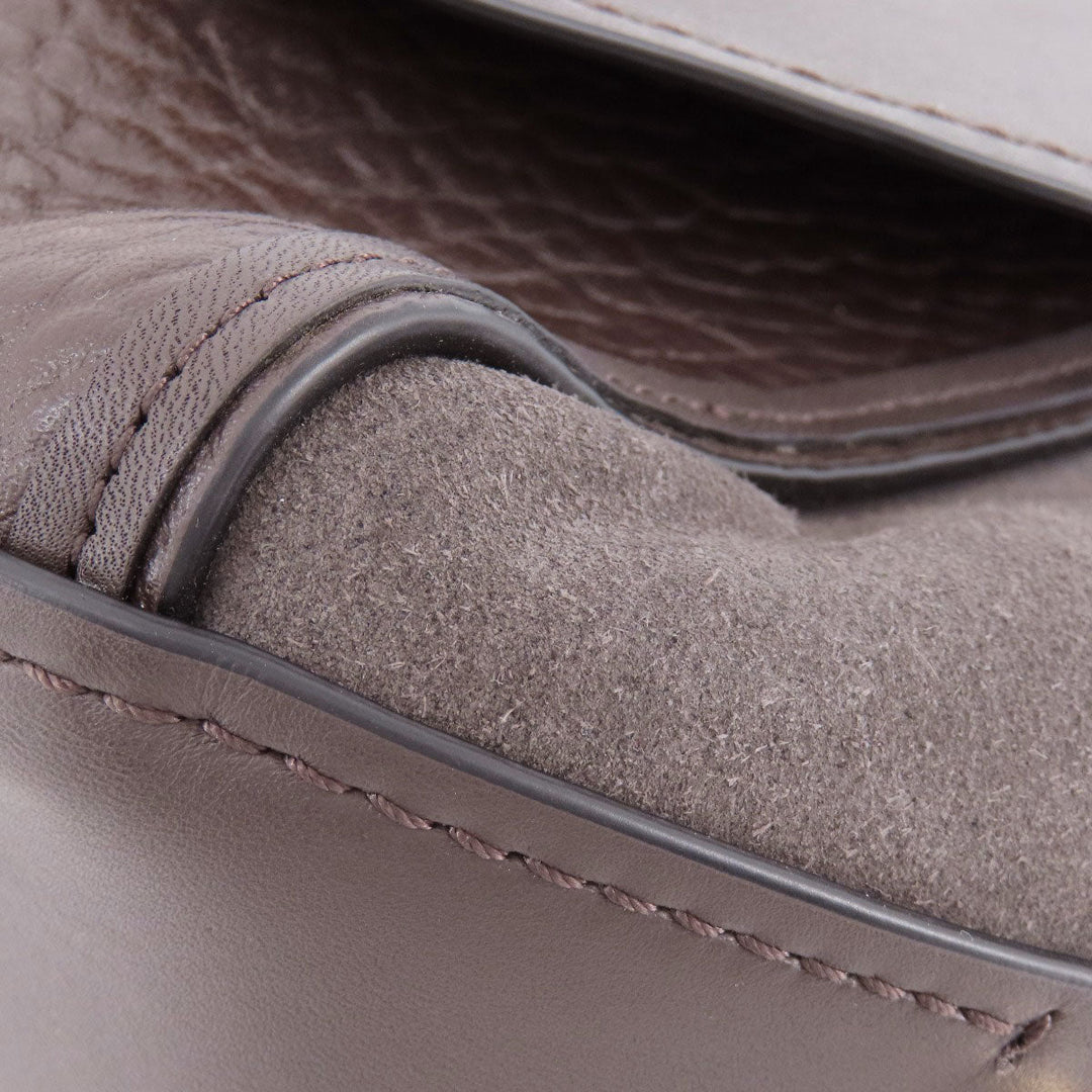 COACH Shoulder Bag 38388 leather Brown 2WAY Women Used Authentic