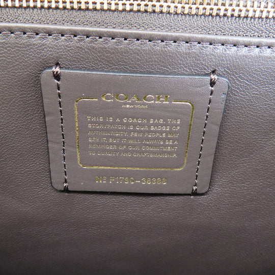 COACH Shoulder Bag 38388 leather Brown 2WAY Women Used Authentic