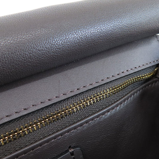 COACH Shoulder Bag 38388 leather Brown 2WAY Women Used Authentic