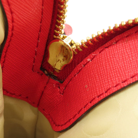 Kate Spade Handbag PVC Red 2WAY Women Used Authentic