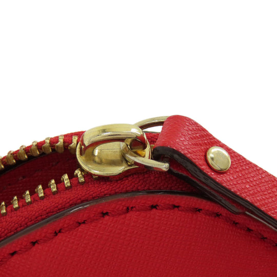 Kate Spade Handbag PVC Red 2WAY Women Used Authentic