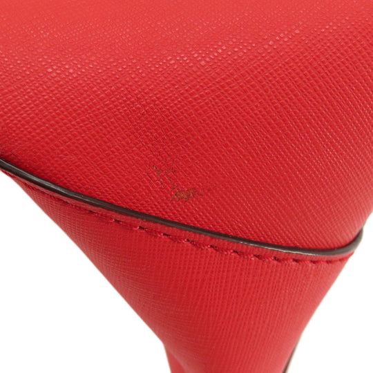 Kate Spade Handbag PVC Red 2WAY Women Used Authentic