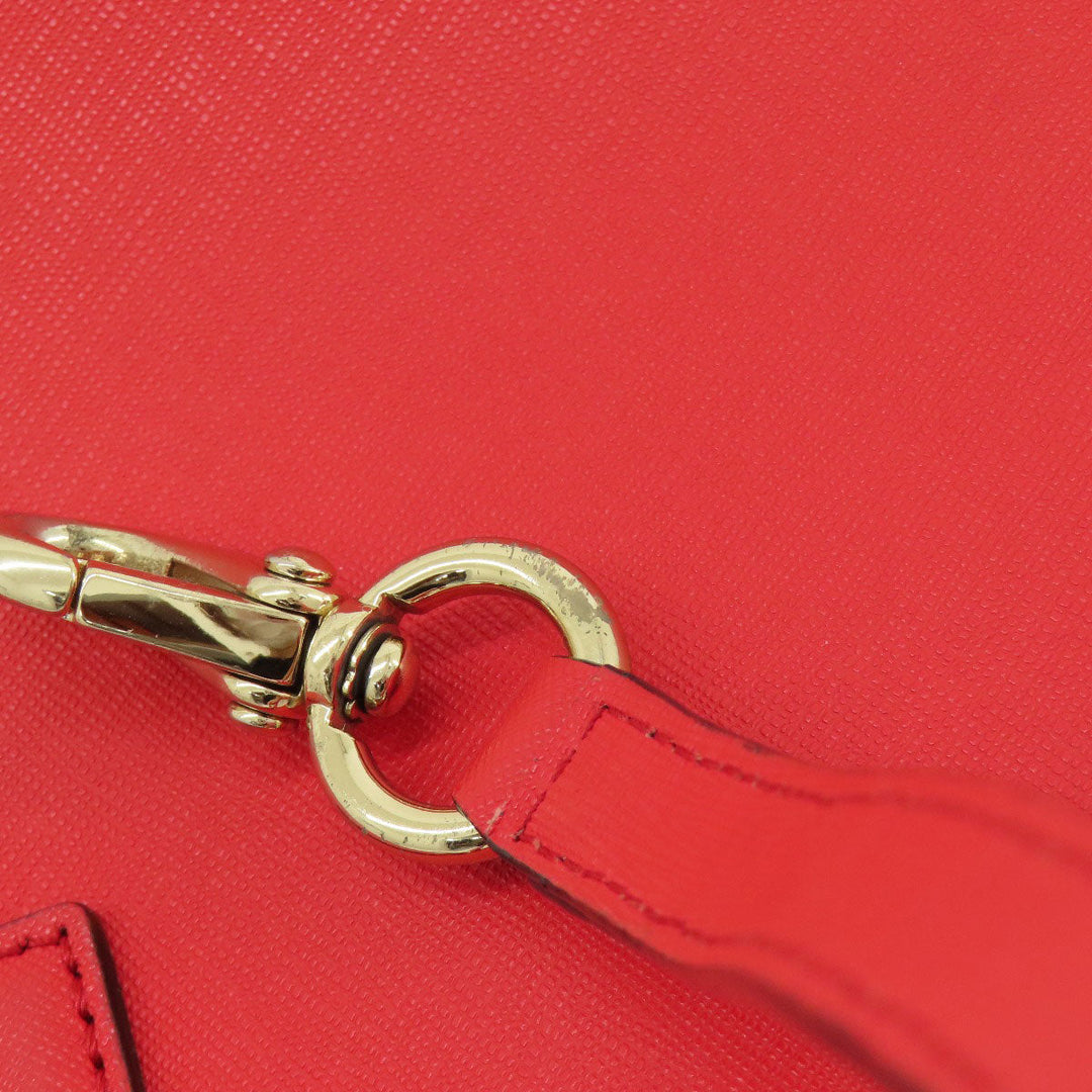 Kate Spade Handbag PVC Red 2WAY Women Used Authentic