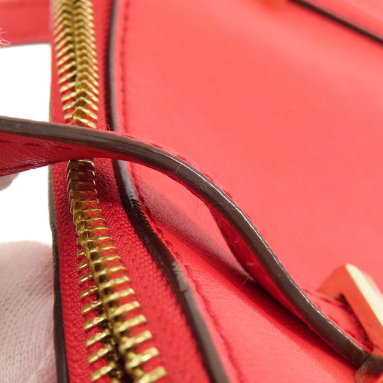 Kate Spade Handbag PVC Red 2WAY Women Used Authentic