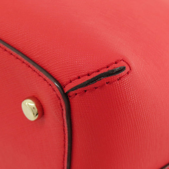 Kate Spade Handbag PVC Red 2WAY Women Used Authentic