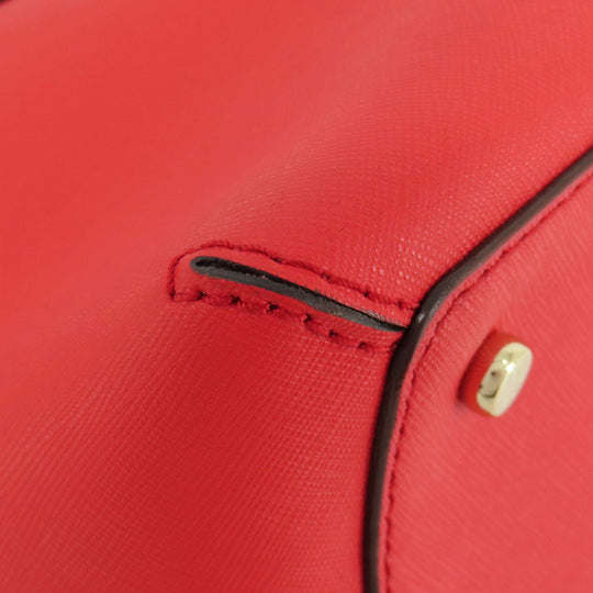 Kate Spade Handbag PVC Red 2WAY Women Used Authentic