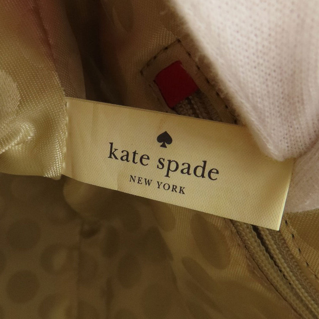 Kate Spade Handbag PVC Red 2WAY Women Used Authentic