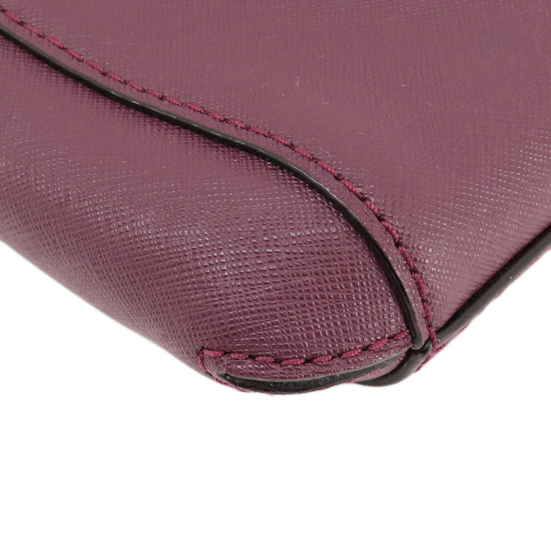 Kate Spade Handbag PVC purple 2WAY Women Used Authentic