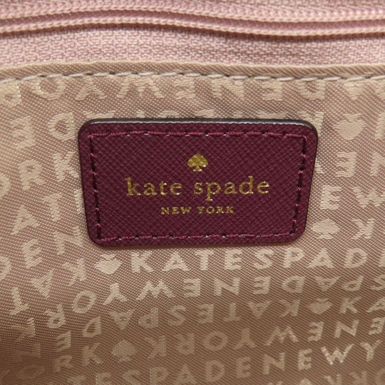 Kate Spade Handbag PVC purple 2WAY Women Used Authentic